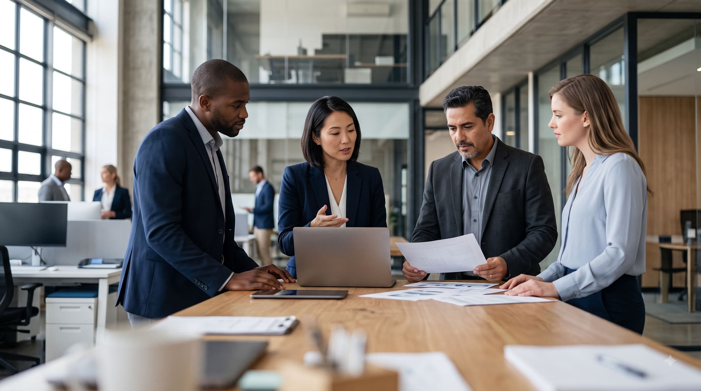 Specialized professional talent in a corporate setting