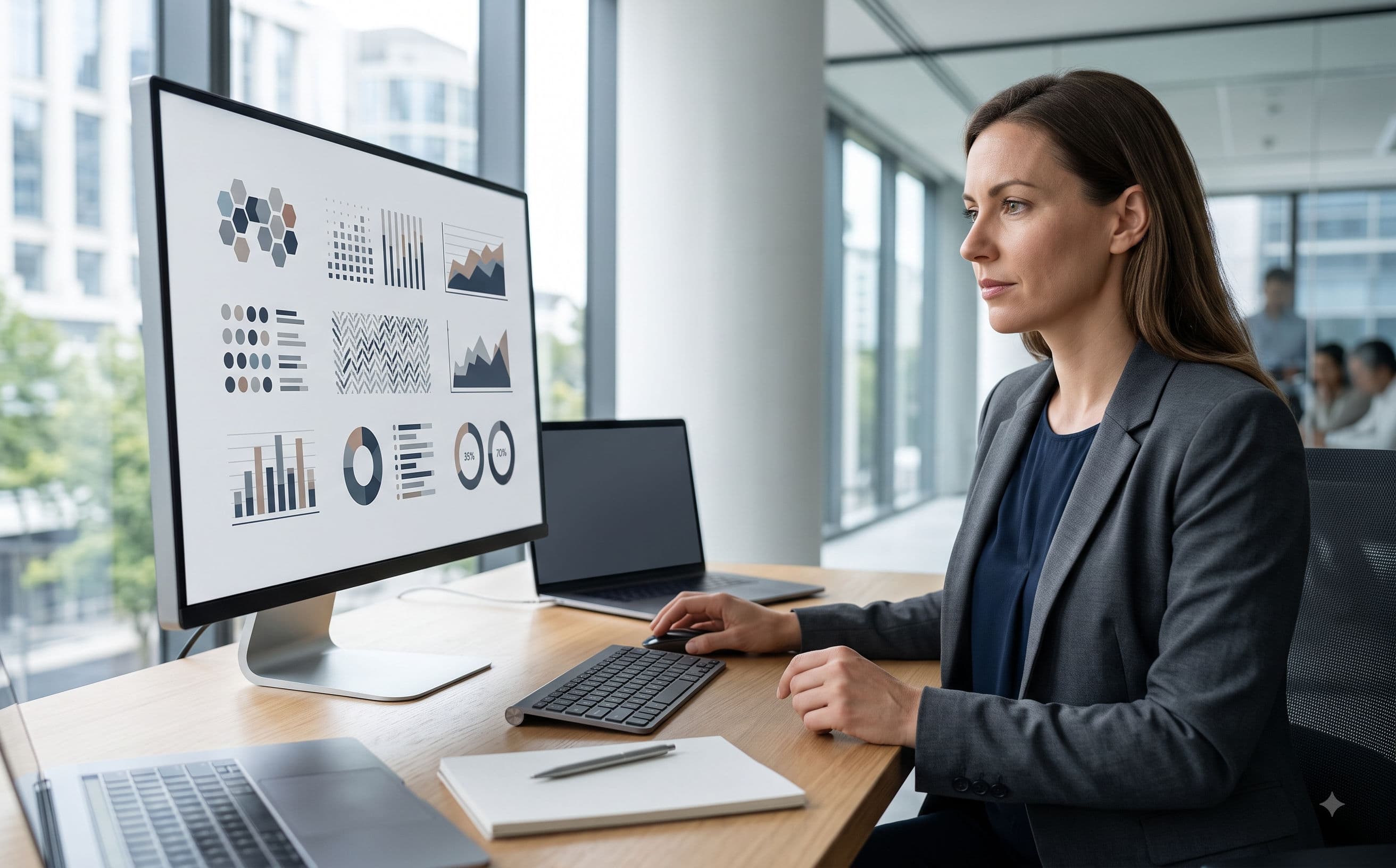 Reviewing paid search performance metrics and cost per conversion